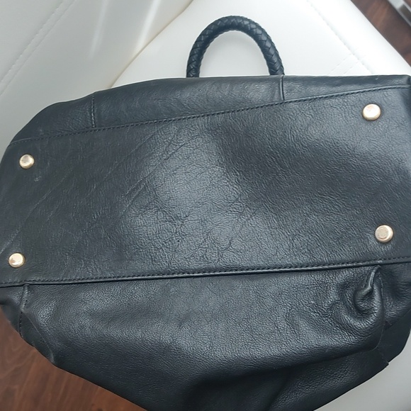 COLE HAAN, Chic Black Leather Shoulder Bag - Picture 10 of 13